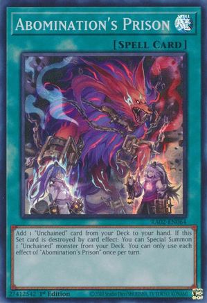 Abomination's Prison [RA02-EN064] Super Rare - Trinity Hobby