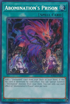 Abomination's Prison (Secret Rare) [RA02-EN064] Secret Rare - Trinity Hobby