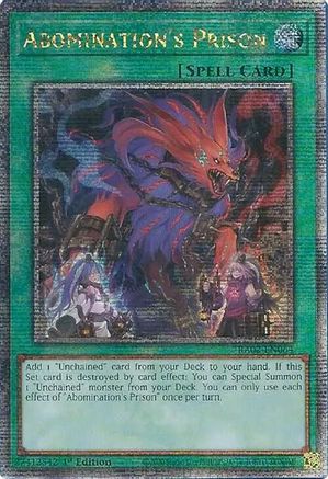 Abomination's Prison (Quarter Century Secret Rare) [RA02-EN064] Quarter Century Secret Rare - Trinity Hobby