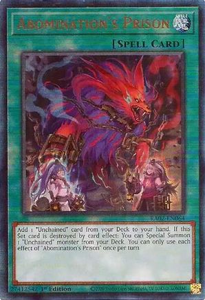 Abomination's Prison (PUR) [RA02-EN064] Prismatic Ultimate Rare - Trinity Hobby