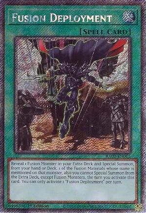 Fusion Deployment (Platinum Secret Rare) [RA02-EN065] Platinum Secret Rare - Trinity Hobby