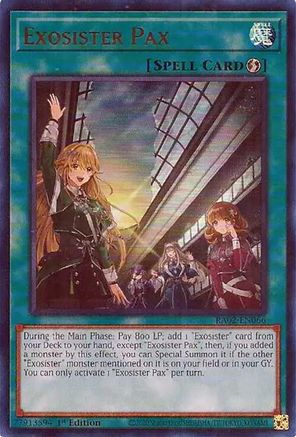 Exosister Pax (UR) [RA02-EN066] Ultra Rare - Trinity Hobby