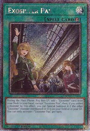Exosister Pax (Platinum Secret Rare) [RA02-EN066] Platinum Secret Rare - Trinity Hobby