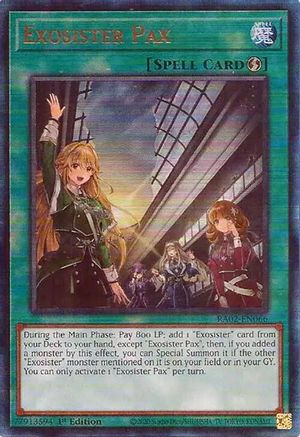 Exosister Pax (PUR) [RA02-EN066] Prismatic Ultimate Rare - Trinity Hobby