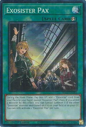 Exosister Pax (PCR) [RA02-EN066] Prismatic Collector's Rare - Trinity Hobby