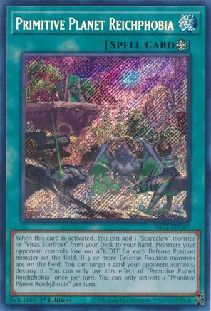 Primitive Planet Reichphobia (Secret Rare) [RA02-EN067] Secret Rare - Trinity Hobby