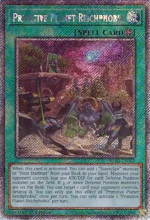 Primitive Planet Reichphobia (Platinum Secret Rare) [RA02-EN067] Platinum Secret Rare - Trinity Hobby