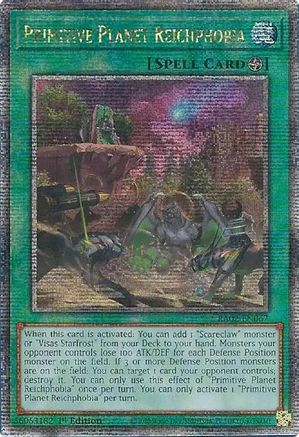 Primitive Planet Reichphobia (Quarter Century Secret Rare) [RA02-EN067] Quarter Century Secret Rare - Trinity Hobby