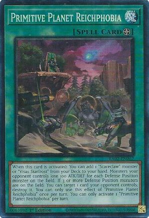 Primitive Planet Reichphobia (PCR) [RA02-EN067] Prismatic Collector's Rare - Trinity Hobby