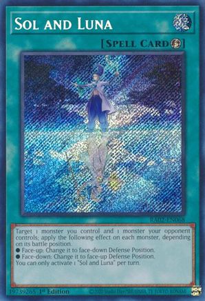 Sol and Luna (Secret Rare) [RA02-EN068] Secret Rare - Trinity Hobby