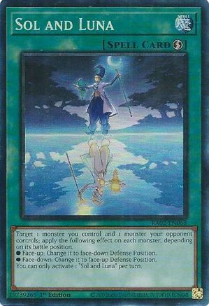 Sol and Luna (PCR) [RA02-EN068] Prismatic Collector's Rare - Trinity Hobby