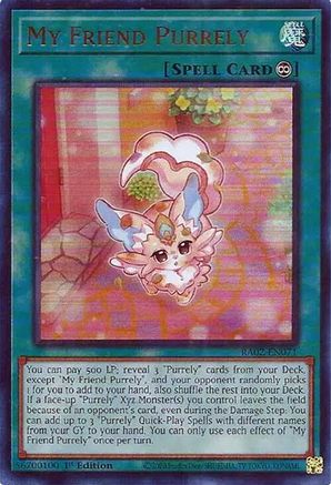 My Friend Purrely (UR) [RA02-EN071] Ultra Rare - Trinity Hobby