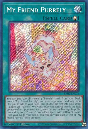 My Friend Purrely (Secret Rare) [RA02-EN071] Secret Rare - Trinity Hobby