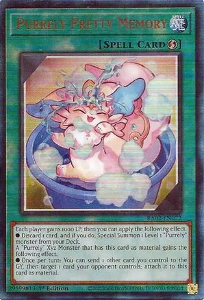 Purrely Pretty Memory (PUR) [RA02-EN072] Prismatic Ultimate Rare - Trinity Hobby