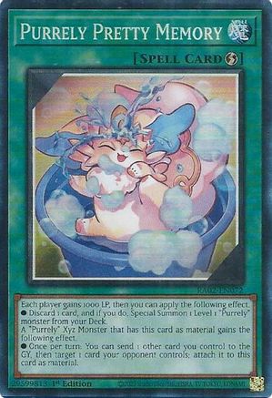 Purrely Pretty Memory (PCR) [RA02-EN072] Prismatic Collector's Rare - Trinity Hobby