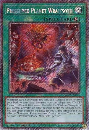 Pressured Planet Wraitsoth (Platinum Secret Rare) [RA02-EN073] Platinum Secret Rare - Trinity Hobby