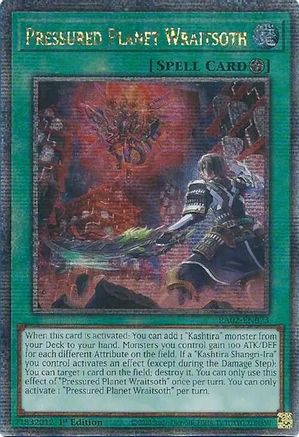 Pressured Planet Wraitsoth (Quarter Century Secret Rare) [RA02-EN073] Quarter Century Secret Rare - Trinity Hobby