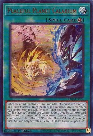 Peaceful Planet Calarium (UR) [RA02-EN074] Ultra Rare - Trinity Hobby