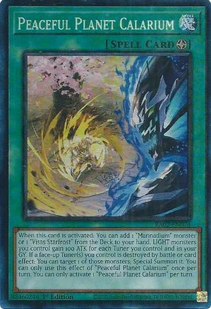 Peaceful Planet Calarium (PCR) [RA02-EN074] Prismatic Collector's Rare - Trinity Hobby