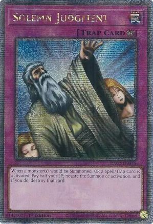 Solemn Judgment (Quarter Century Secret Rare) [RA02-EN075] Quarter Century Secret Rare - Trinity Hobby