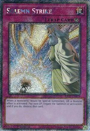 Solemn Strike (Platinum Secret Rare) [RA02-EN079] Platinum Secret Rare - Trinity Hobby