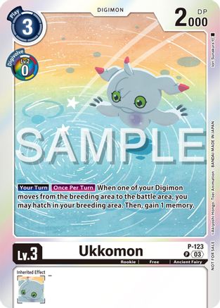 Ukkomon [P-123] (Beginning Observer Pre-Release Winner) [Promotional Cards] - Trinity Hobby