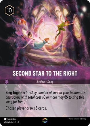Second Star to the Right (Enchanted) (210/204) [Ursula's Return] - Trinity Hobby