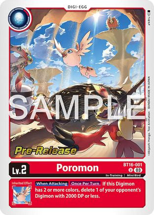 Poromon [BT16-001] [Beginning Observer Pre-Release Promos] - Trinity Hobby
