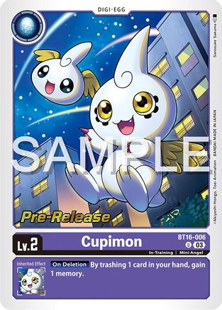 Cupimon [BT16-006] [Beginning Observer Pre-Release Promos] - Trinity Hobby