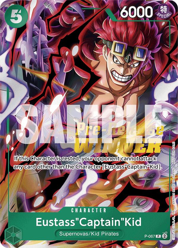 Eustass"Captain"Kid (OP-07 Pre-Release Tournament) [Winner] (P-067) - [One Piece Promotion Cards] Foil - Trinity Hobby