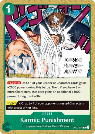 Karmic Punishment (OP07-035) - [500 Years in the Future Pre-Release Cards]