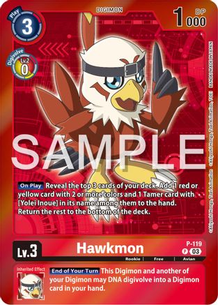 Hawkmon [P-119] - P-119 (Digimon Adventure Box 2024) [Promotional Cards] - Trinity Hobby