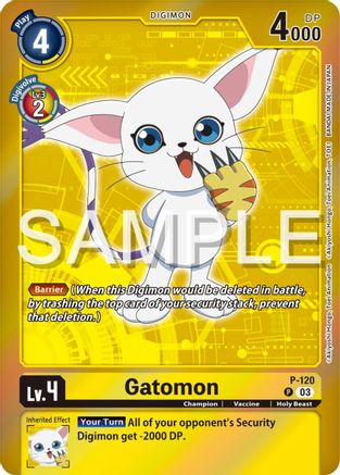 Gatomon [P-120] - P-120 (Digimon Adventure Box 2024) [Promotional Cards] - Trinity Hobby