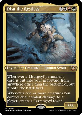 Disa the Restless (Foil Etched)  [Foil]  (M3C-020) - [Modern Horizons 3 Commander] - Trinity Hobby