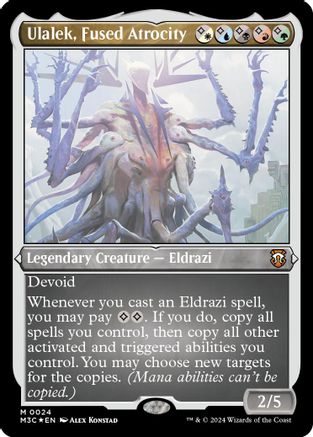 Ulalek, Fused Atrocity (Foil Etched) (M3C-024) - [Commander: Modern Horizons 3] Foil - Trinity Hobby