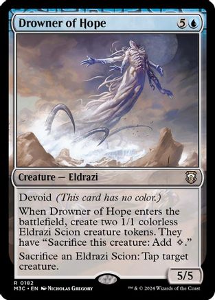 Drowner of Hope (Ripple Foil)  [Foil]  (M3C-182) - [Modern Horizons 3 Commander] - Trinity Hobby