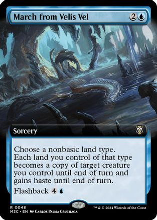 March from Velis Vel (Extended Art) (Ripple Foil)  [Foil]  (M3C-048) - [Modern Horizons 3 Commander] - Trinity Hobby