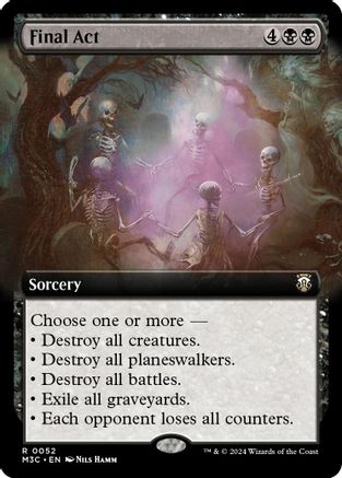 Final Act (Extended Art) (Ripple Foil) (M3C-052) - [Commander: Modern Horizons 3] Foil - Trinity Hobby