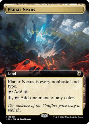 Planar Nexus (Extended Art) (Ripple Foil)  [Foil]  (M3C-080) - [Modern Horizons 3 Commander] - Trinity Hobby