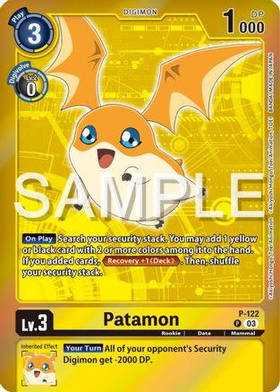 Patamon [P-122] (Digimon Adventure Box 2024) [Promotional Cards] - Trinity Hobby