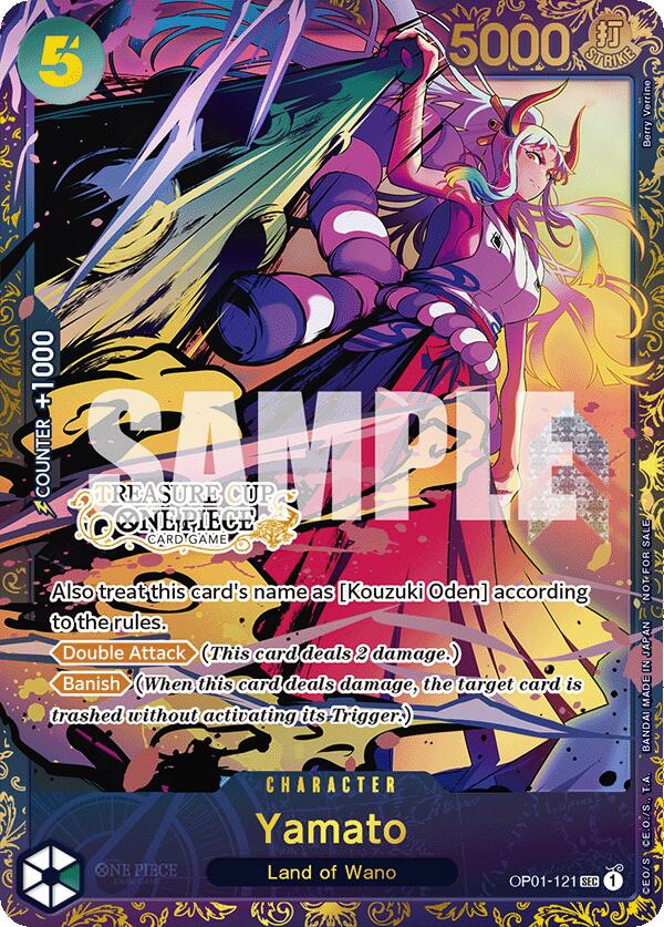 Yamato (Treasure Cup) (OP01-121) - [One Piece Promotion Cards] Foil - Trinity Hobby
