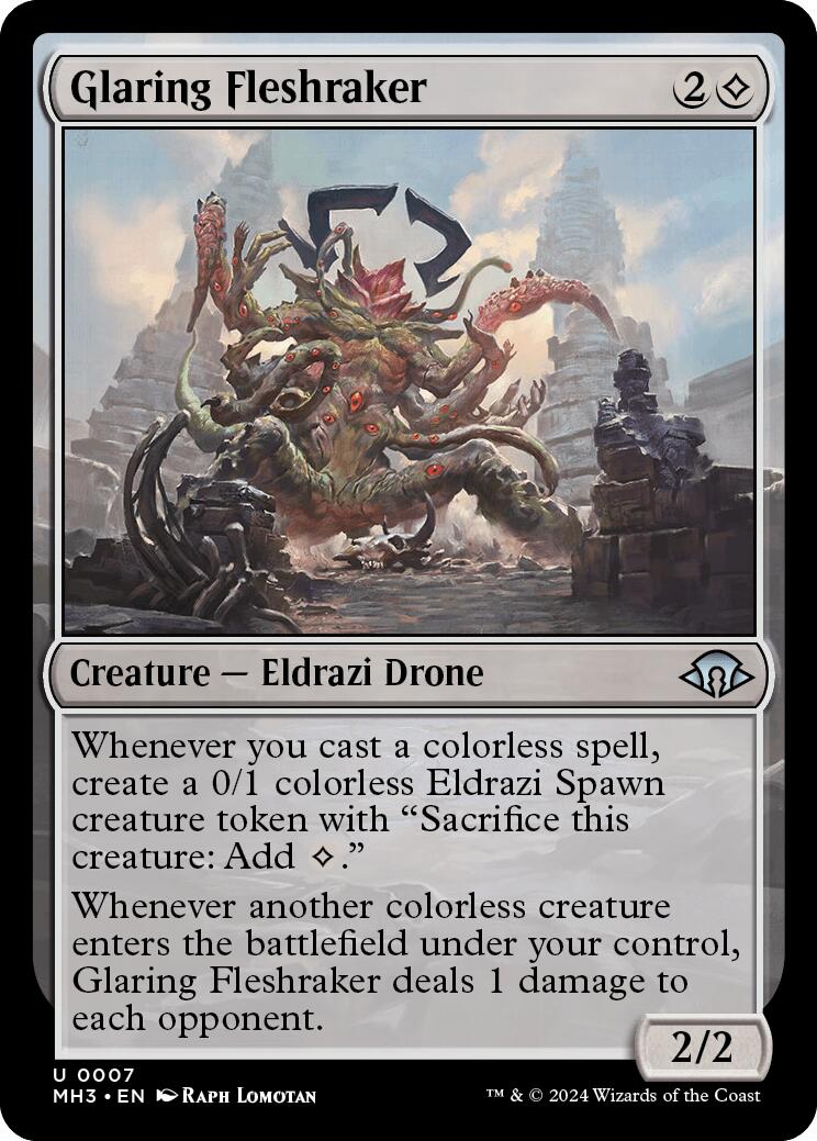 Glaring Fleshraker [Modern Horizons 3] - Trinity Hobby