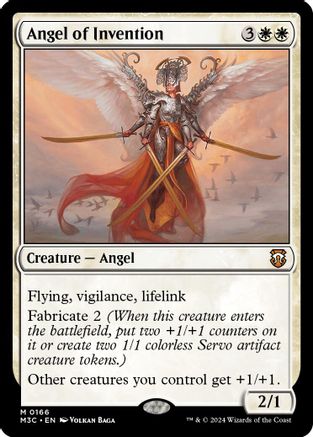 Angel of Invention (Ripple Foil)  [Foil]  (M3C-166) - [Modern Horizons 3 Commander] - Trinity Hobby