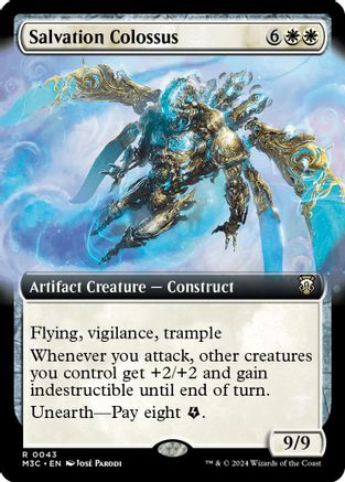 Salvation Colossus (Extended Art) (Ripple Foil) (M3C-043) - [Commander: Modern Horizons 3] Foil - Trinity Hobby