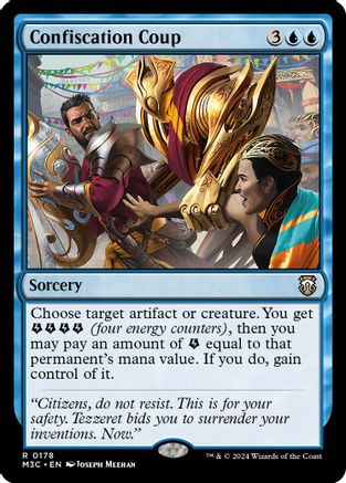 Confiscation Coup (Ripple Foil)  [Foil]  (M3C-178) - [Modern Horizons 3 Commander] - Trinity Hobby