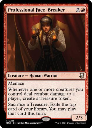 Professional Face-Breaker (Ripple Foil)  [Foil]  (M3C-216) - [Modern Horizons 3 Commander] - Trinity Hobby
