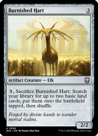 Burnished Hart (Ripple Foil)  [Foil]  (M3C-284) - [Modern Horizons 3 Commander] - Trinity Hobby