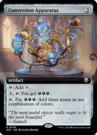 Conversion Apparatus (Extended Art) (Ripple Foil) (M3C-076) - [Commander: Modern Horizons 3] Foil - Trinity Hobby