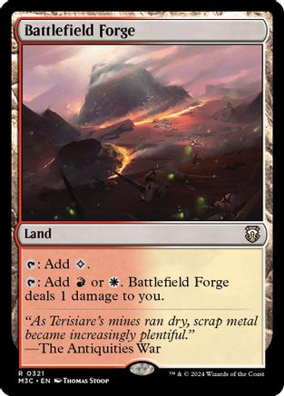 Battlefield Forge (Ripple Foil) (M3C-321) - [Commander: Modern Horizons 3] Foil - Trinity Hobby