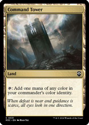 Command Tower (Ripple Foil) (M3C-331) - [Commander: Modern Horizons 3] Foil - Trinity Hobby